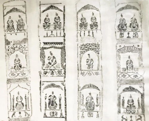 精品佛教造像拓本